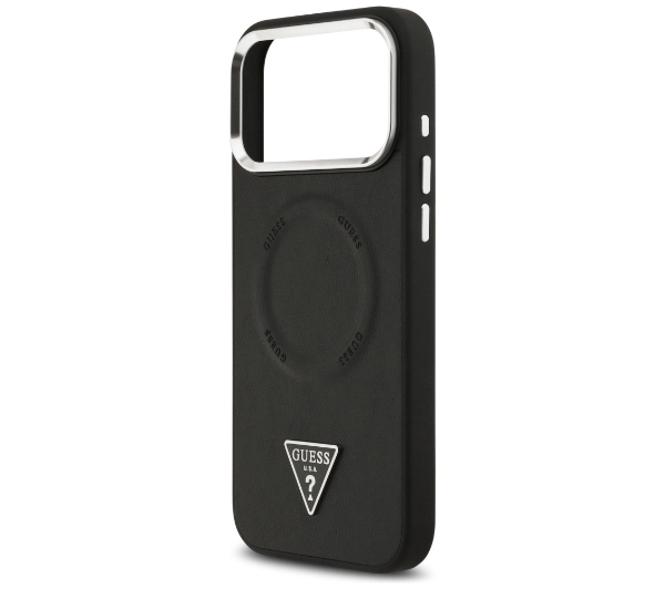 Guess Triangle Logo MagSafe do iPhone 17 Pro czarny