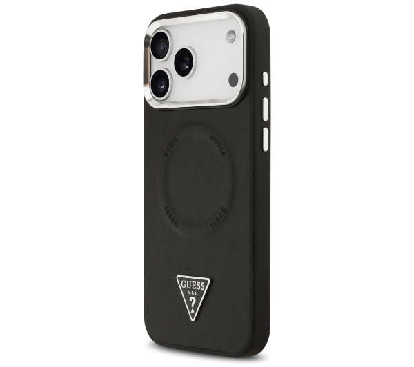 Guess Triangle Logo MagSafe do iPhone 17 Pro czarny