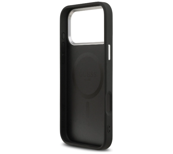 Guess Triangle Logo MagSafe do iPhone 17 Pro czarny