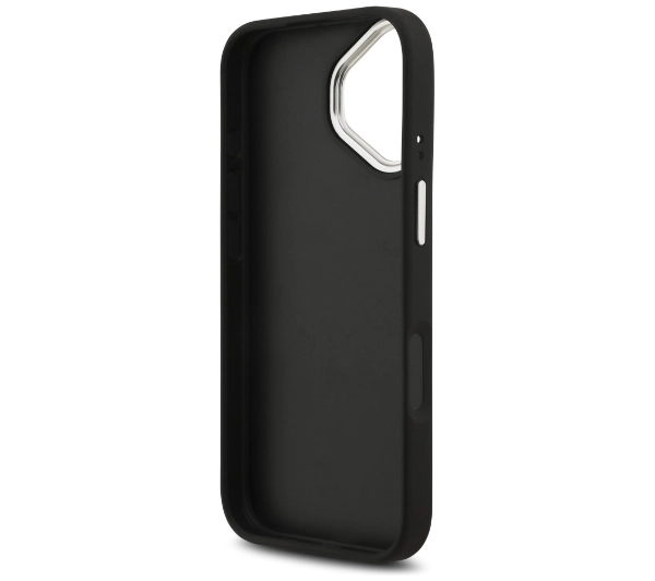 Guess Grained Big 4G Classic Logo do iPhone 17 czarny