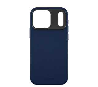 Yaxo Leather Gear Slim Case MagSafe do iPhone 17 Pro Granatowy