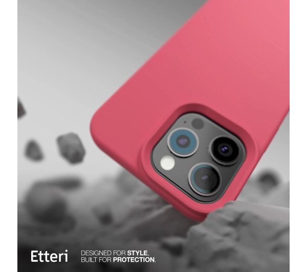 Etteri Silicone Case do iPhone 16 Pro Malinowy