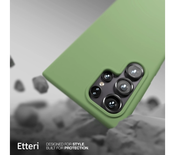 Etteri Silicone Case do Galaxy S25 Ultra Zielony
