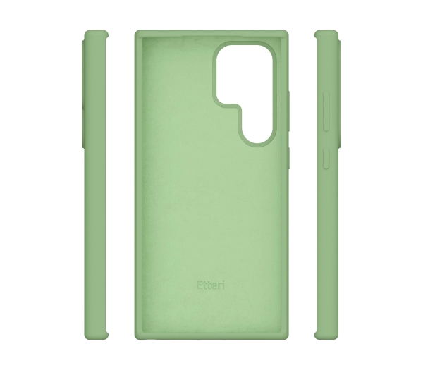 Etteri Silicone Case do Galaxy S25 Ultra Zielony
