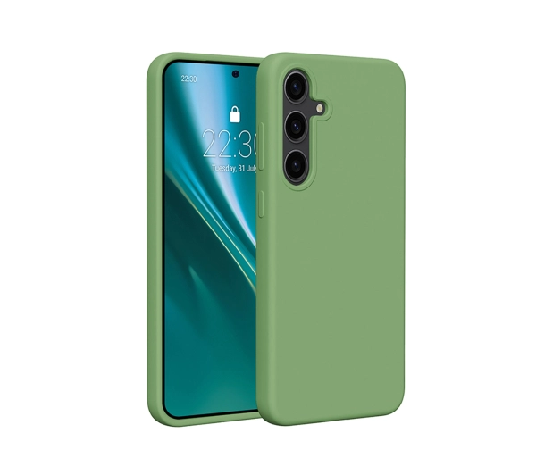 Etteri Silicone Case do Galaxy S25 Plus Zielony