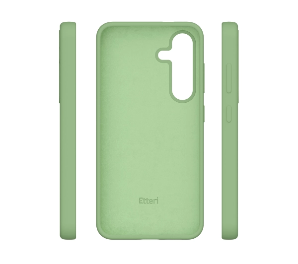 Etteri Silicone Case do Galaxy S25 Plus Zielony
