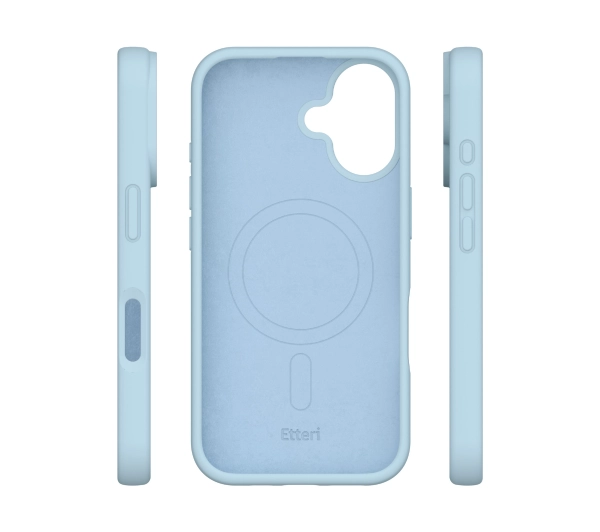 Etteri Silicone Case do iPhone 16 Niebieski