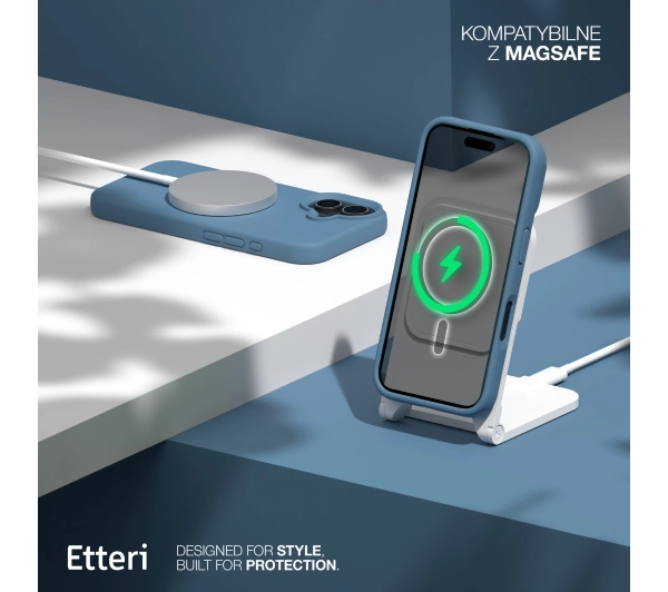 Etteri Silicone Case do iPhone 17 Niebieski