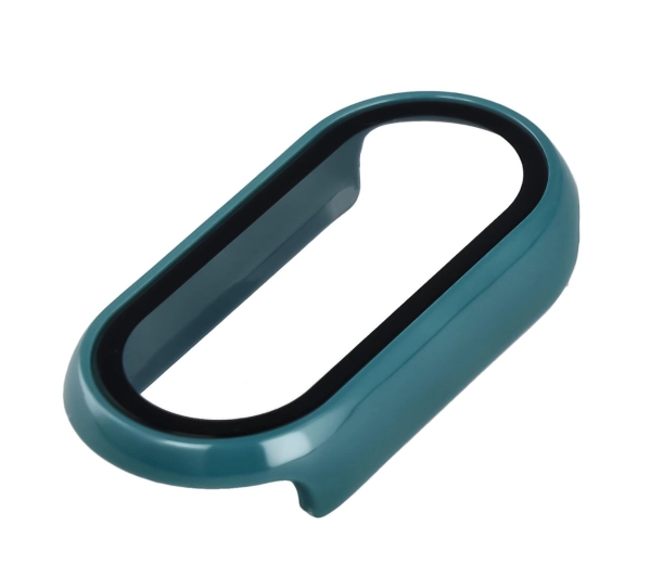 Bizon ze szkłem do Xiaomi Smart Band 10 ciemnozielony