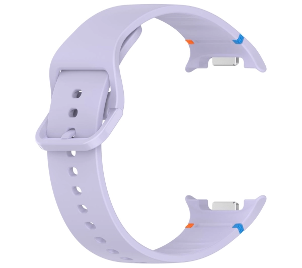 Bizon Strap Watch Silicone G do Samsung Galaxy Watch 8 40 mm / 44 mm / Samsung Galaxy Watch 8 Classic 46 mm fioletowy