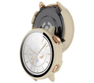 Bizon ze szkłem do OnePlus Watch 3 43 mm beżowy