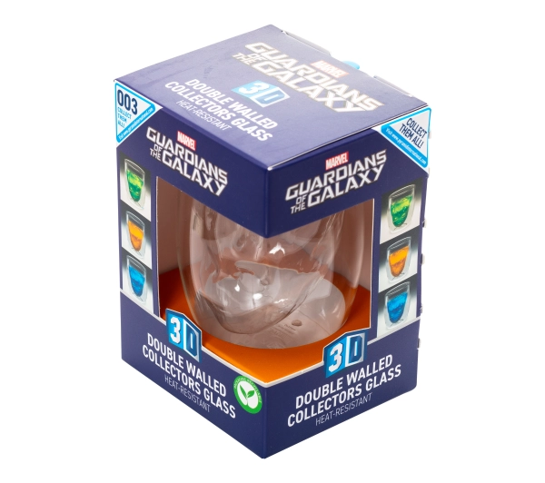 Pyramid 3D Double Walled Collectors Glass) Strażnicy Galaktyki (Baby Groot)