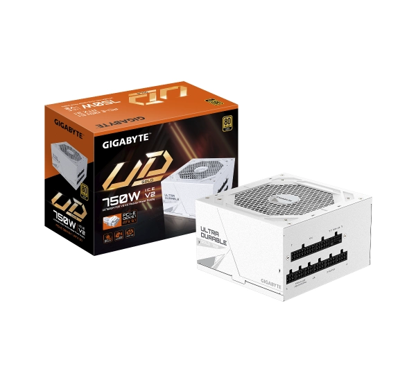 Gigabyte UD750GM PG5 V2 ICE 750W 80+ Gold Biały - Kup na Raty - RRSO 0%