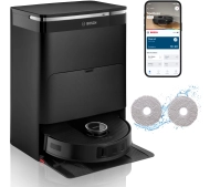Bosch Spotless Max BCRDW3BAB Funkcja mopowania Stacja oczyszczająca Tworzenie mapy po...