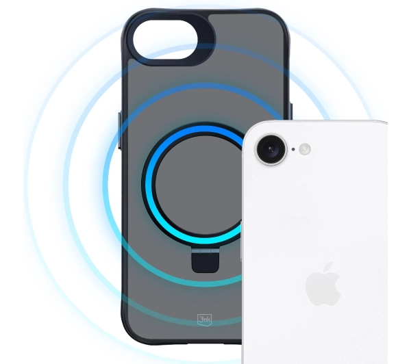 3mk Smoke Case Mag&Stand do iPhone 16E