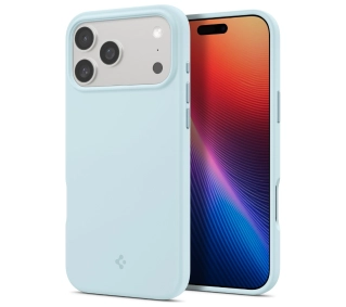 Spigen Silicone Fit MAG MagSafe do iPhone 17 Pro Max Niebieski
