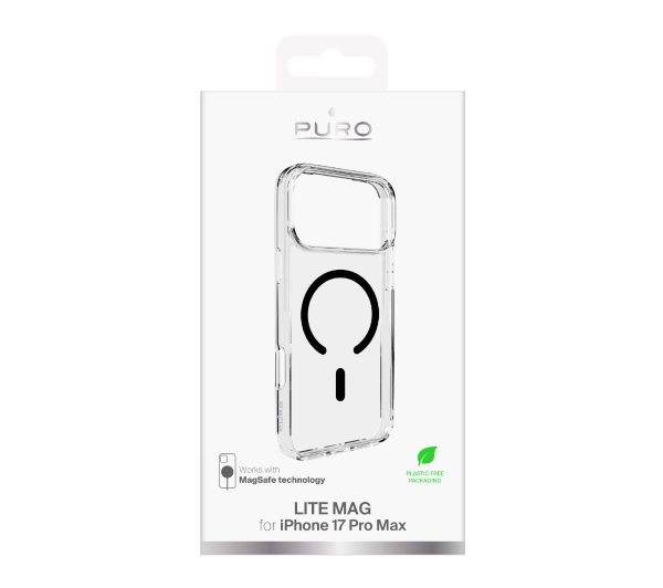 Puro Lite Mag do iPhone 17 Pro Max Czarny