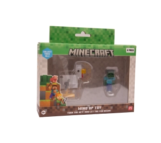 PMI Kids World Minecraft Wind-Up Toy Jockey Chicken