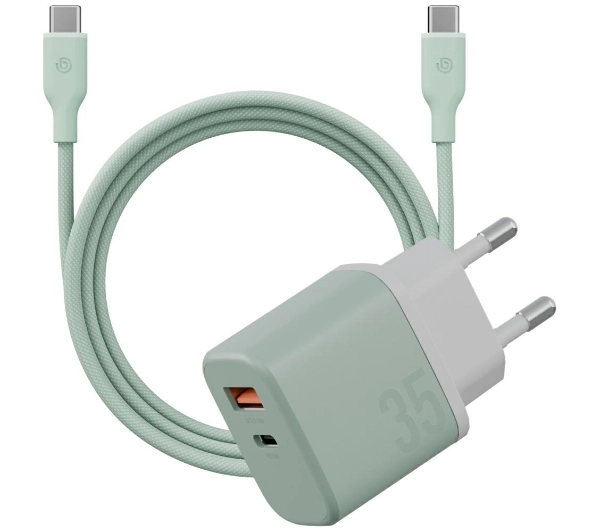 Bazic GoPort Velox Kit 1x USB-C 1x USB-A 35W Zielony