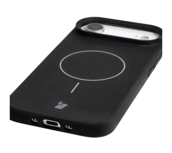 Bizon Silikonowe Soft  z MagSafe do Apple iPhone Air Czarny