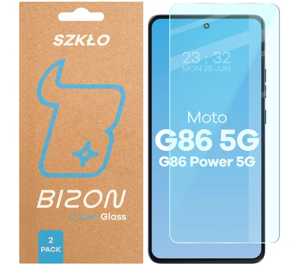 Bizon Clear Duo do Motorola Moto G86 5G / G86 Power 5G 2 sztuki
