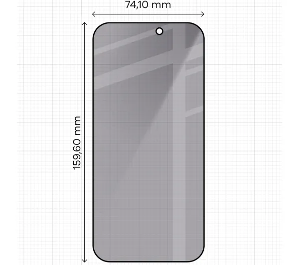 Bizon prywatyzujące pełne Edge Shadow do iPhone 17 Pro Max
