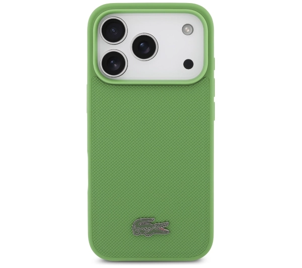 Lacoste Petit Pique Lacquer Logo MagSafe do iPhone 17 Pro Estragon