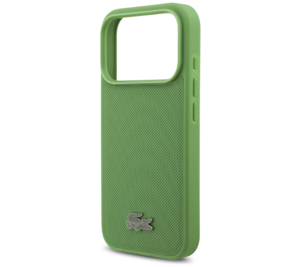 Lacoste Petit Pique Lacquer Logo MagSafe do iPhone 17 Pro Estragon