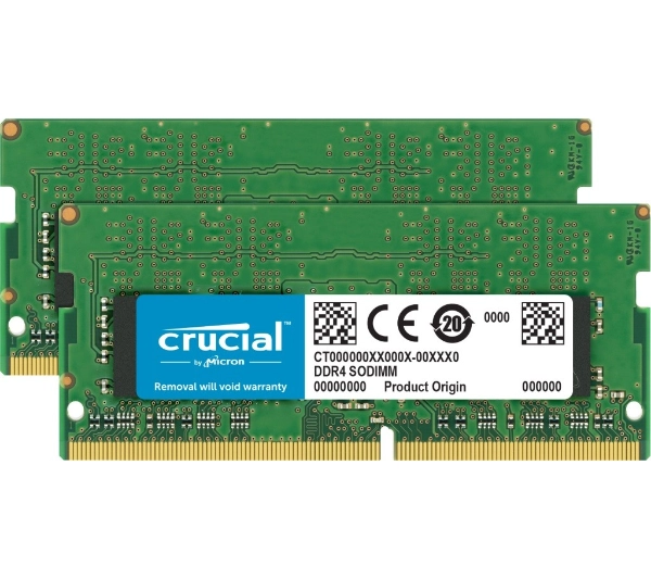 Crucial DDR4 64GB (2x32GB) 3200 CL22 SODIMM Zielony