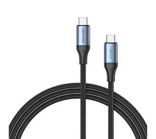 Vention USB-C do USB-C 4.0 5A 1m Czarny