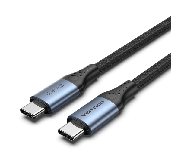 Vention USB-C do USB-C 4.0 5A 1m Czarny