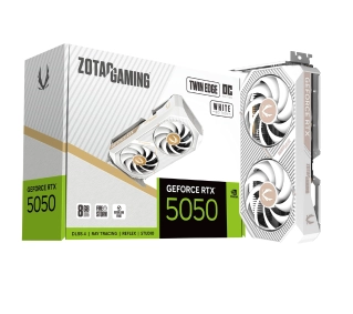 Zotac Gaming GeForce RTX 5050 Twin Edge OC White Edition 8GB GDDR6 128bit DLSS 4 - Kup na Raty - RRSO 0%