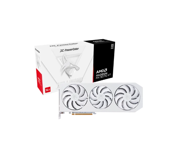 PowerColor Hellhound Spectal White OC Radeon RX 9070 XT 16GB GDDR6 256bit FSR
