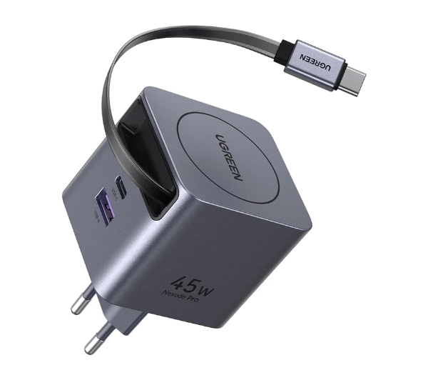 UGREEN X614 GaN USB-C USB-A 45W Szary