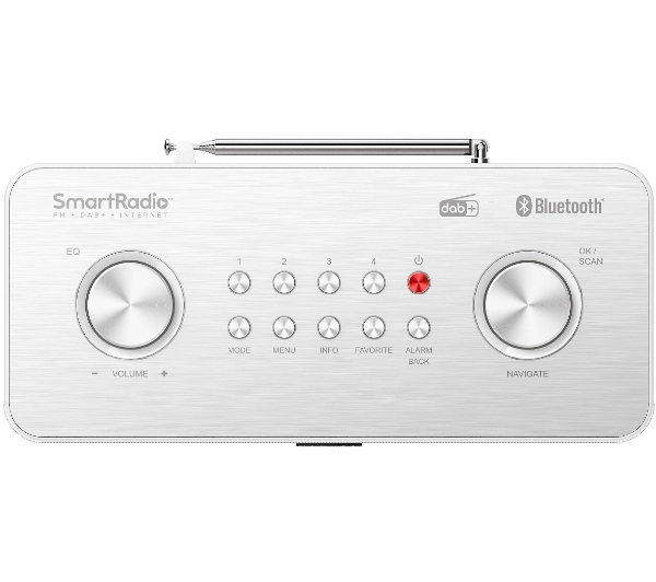 Kenwood CR-ST200S-W Radio FM DAB+ Internetowe Wi-Fi Bluetooth Biały - Kup na Raty - RRSO 0%
