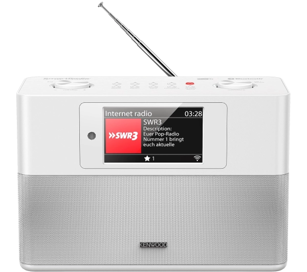 Kenwood CR-ST200S-W Radio FM DAB+ Internetowe Wi-Fi Bluetooth Biały - Kup na Raty - RRSO 0%