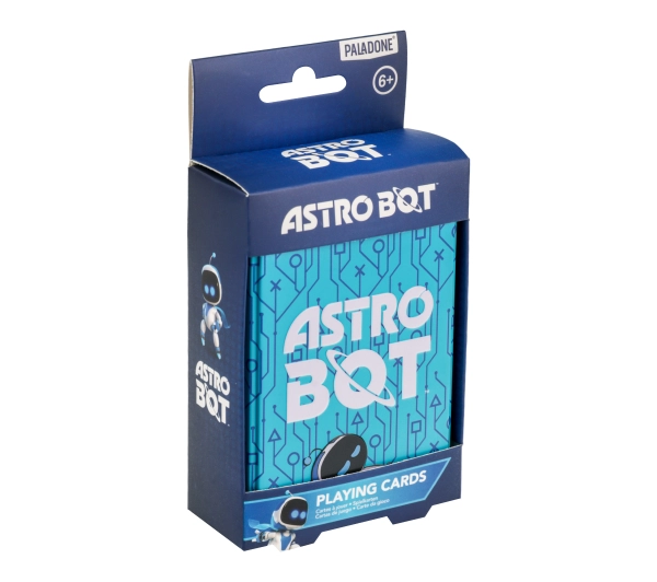 Paladone PlayStation Astrobot Playing Cards w metalowej puszce