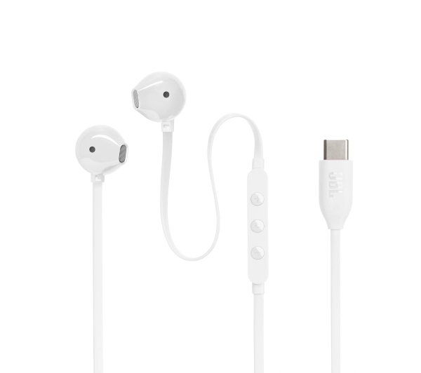 JBL Tune 305C USB-C Douszne Biały