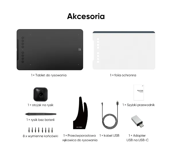 XP-Pen Deco 01 V3 Różowy