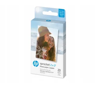 HP Premium ZINK Paper 2x3" 20 szt. Biały