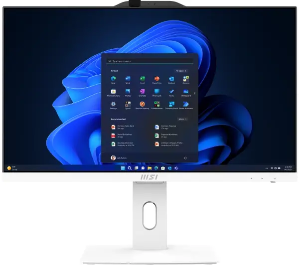 MSI Pro AP242P 14M-691EU i5-14400 23,8" 16GB RAM 512GB Dysk SSD Win11 Pro Biały