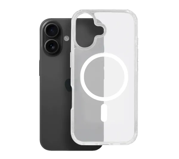 Etui ROOBIX Clarion MagSafe do Apple iPhone 17 Przezroczysty