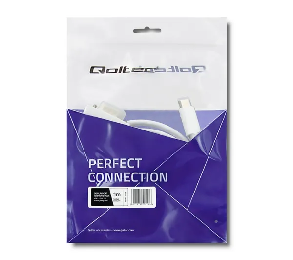 Qoltec 50418 USB 3.1 typ C - VGA Full HD 1m Biały