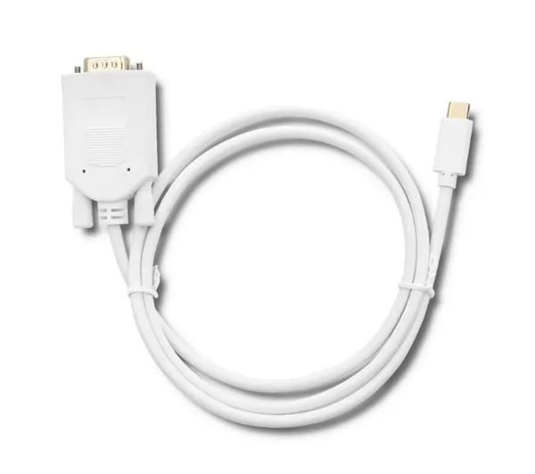 Qoltec 50418 USB 3.1 typ C - VGA Full HD 1m Biały