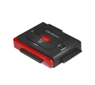 Qoltec 50645 USB 3.0 do IDE SATA III Czarny