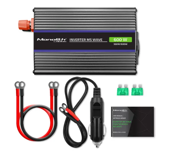 Qoltec Monolith 12/230V 300/600W Czarny