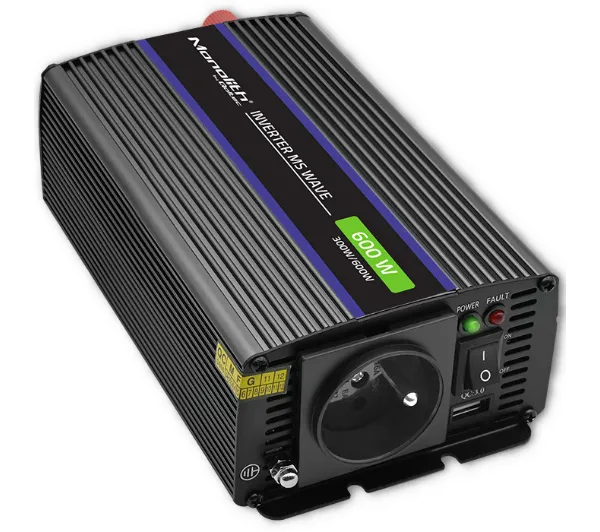 Przetwornica QOLTEC MS Wave 12V na 230V 300W/600W Modyfikowana sinusoida