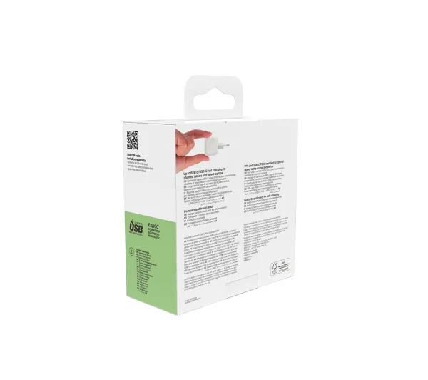 Belkin BoostCharge Compact USB-C 65W Biały