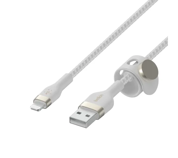 Belkin BoostCharge Pro Flex USB-A do Lightning 1m Biały