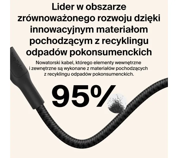 Belkin USB-C do USB-C 60W 2m Czarny